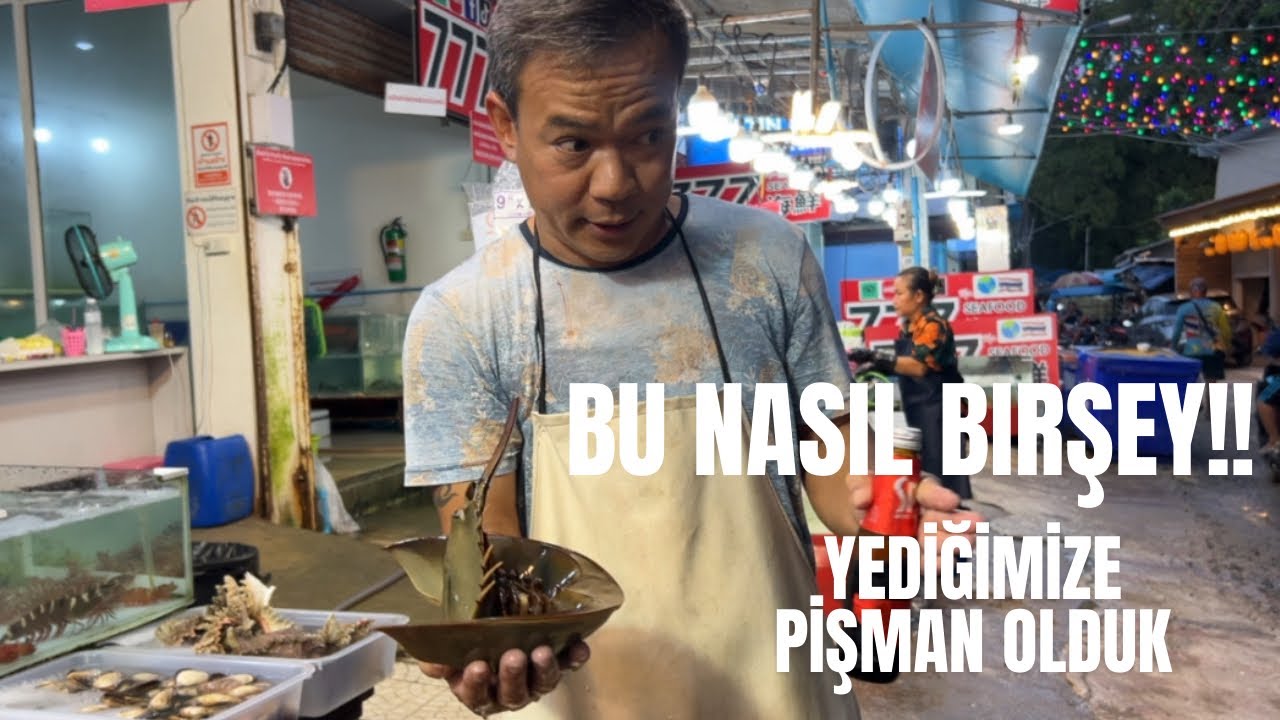Rawai Seafood Market’den 800 tl Istakoz Aldık!!! #seafood #rawai #phuket #tayland