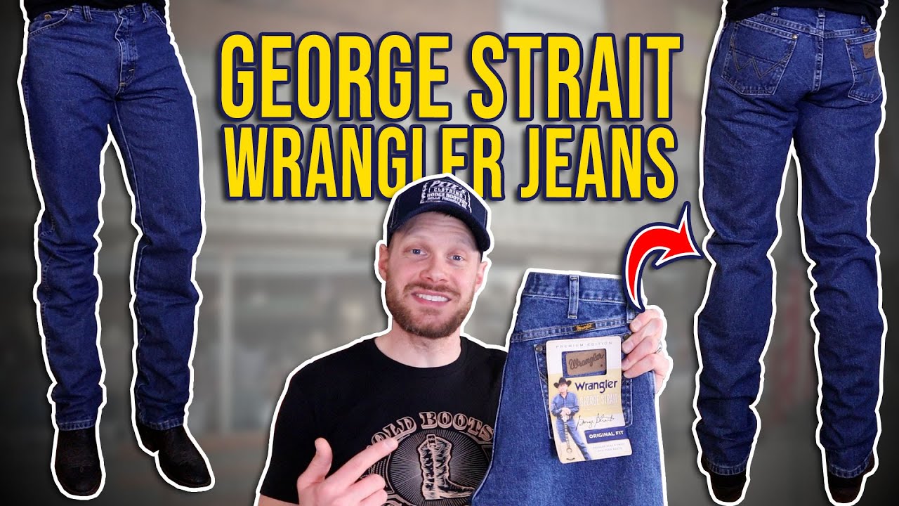 What to Know About New George Strait Wrangler Jeans with Cowboy Boots