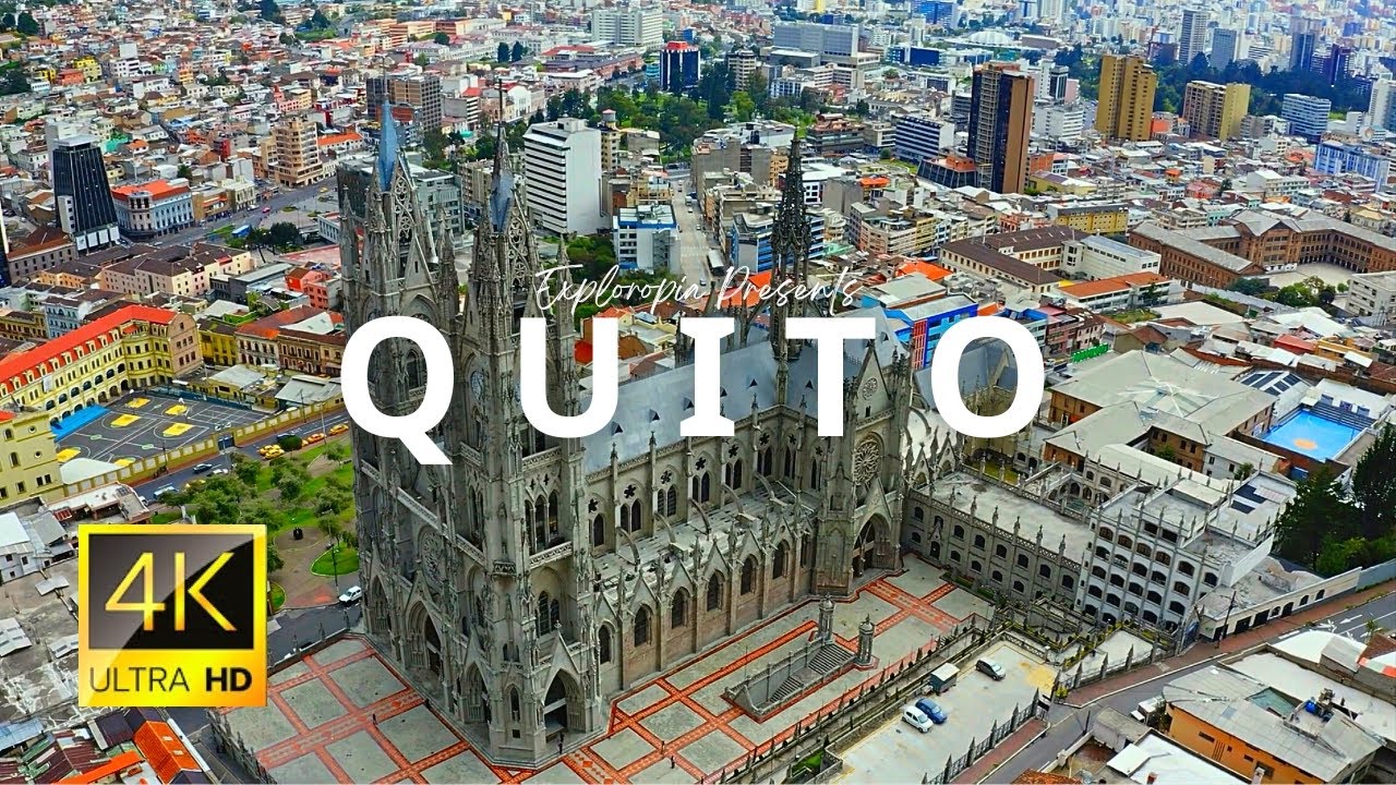 Quito, Ecuador 🇪🇨 in 4K 60FPS ULTRA HD Video by Drone