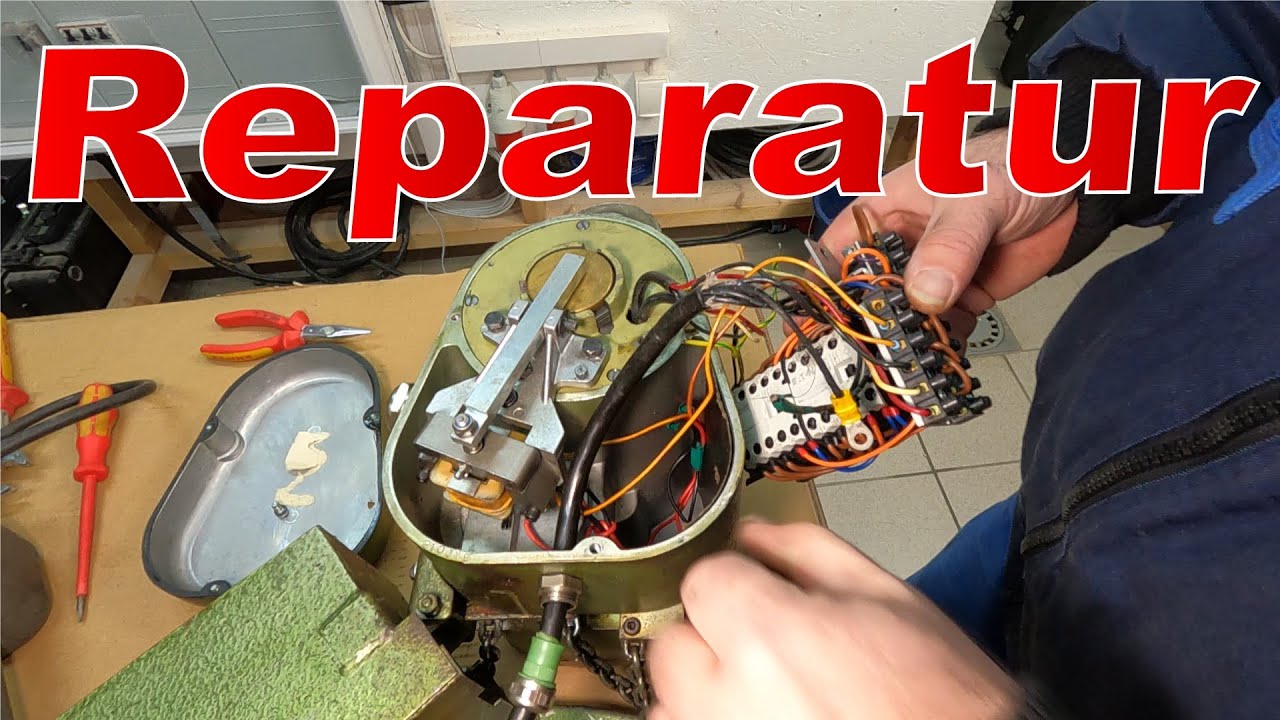 Kettenzug Drehstrom Reparieren 😊 Tipps und Tricks aus der Werkstatt   😋Freunde des Stroms