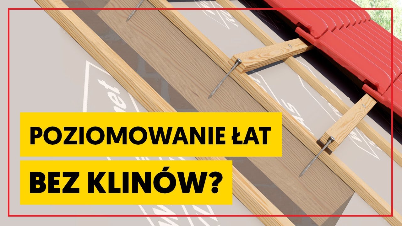 Poziomowanie łat bez klin&oacute;w z wkrętami dystansowymi WKSS | Klimas Wkręt-met | Strefa wiedzy