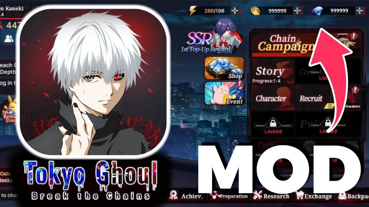 Tokyo Ghoul Break the Chains Hack - Get Unlimited Crystals & Gold in Tokyo Ghoul Break the Chains!!
