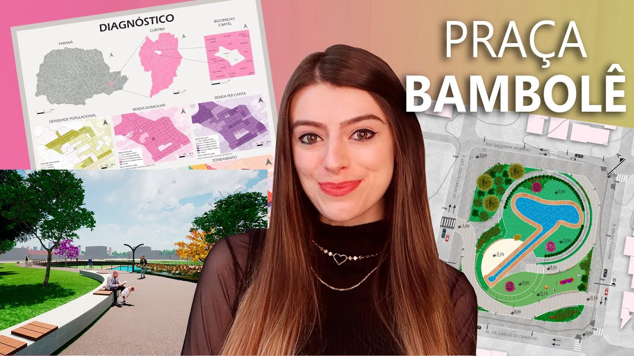 Explicando Projeto de uma Praça I ARQUITETURA