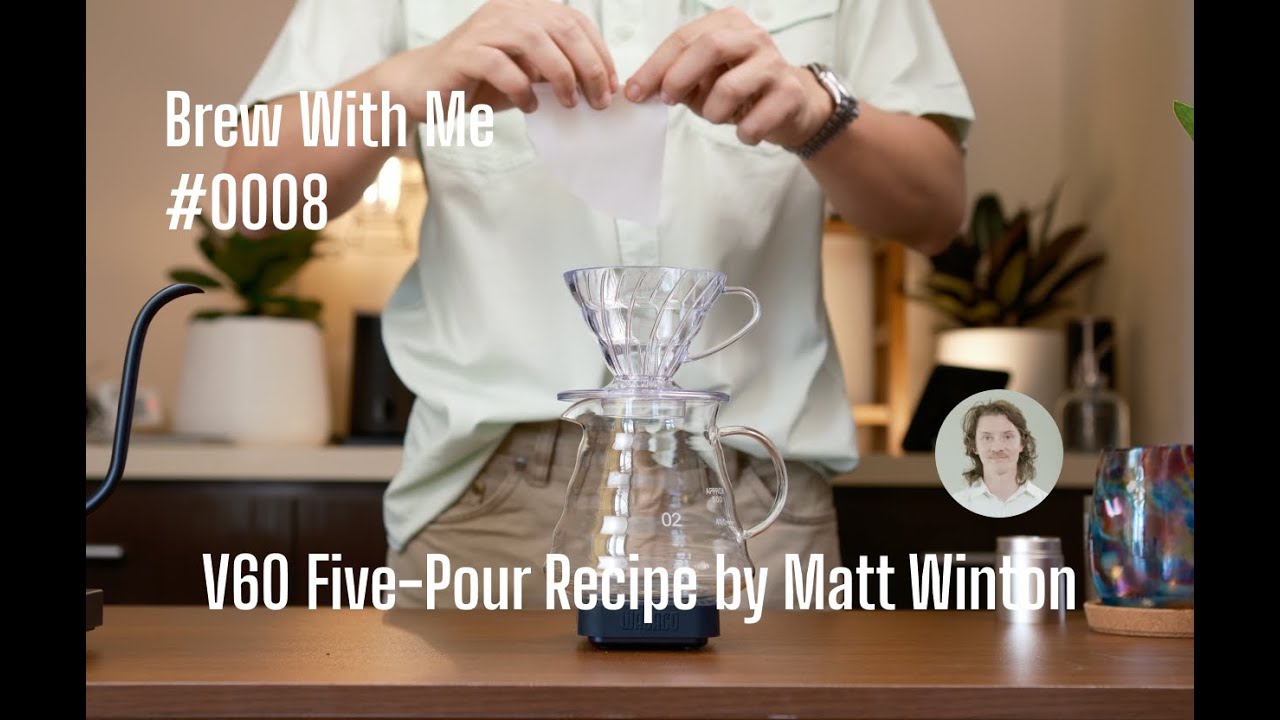 Brew With Me 08 | ASMR | V60 Five-Pour Recipe by Matt Winton