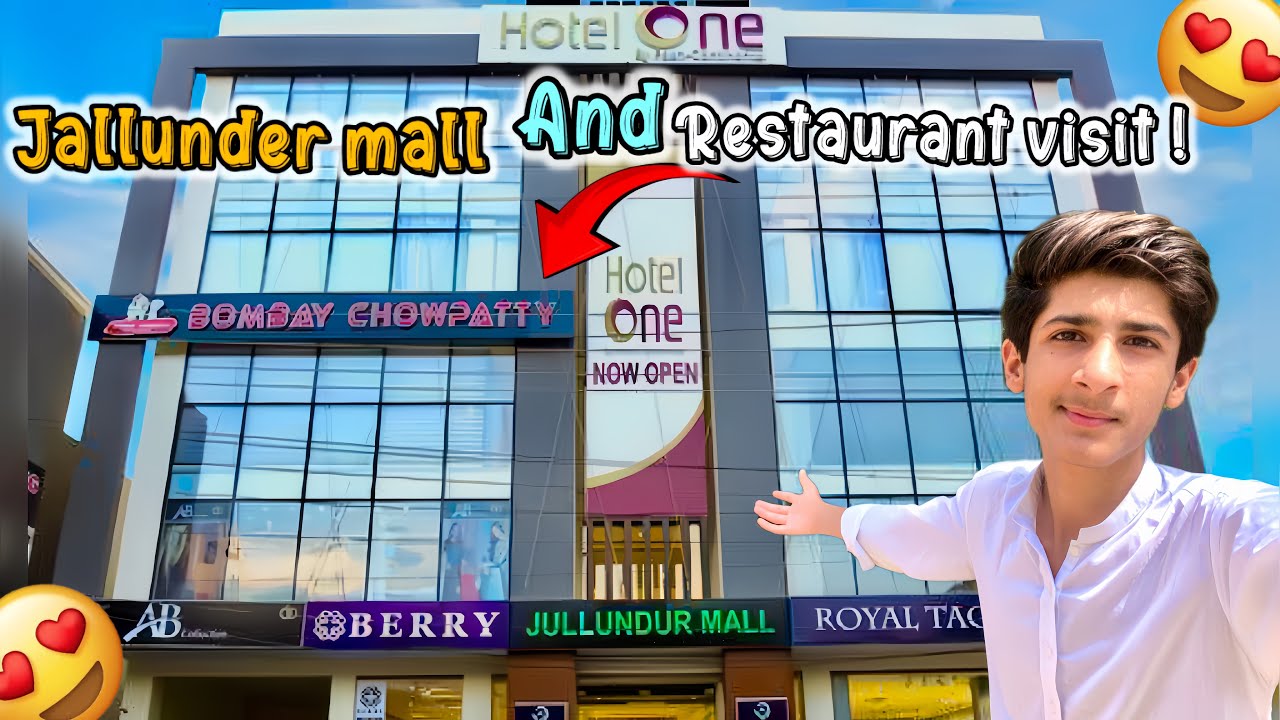 JALLUNDER MALL and BOMBAY CHOWPATTY restaurant VISIT😍