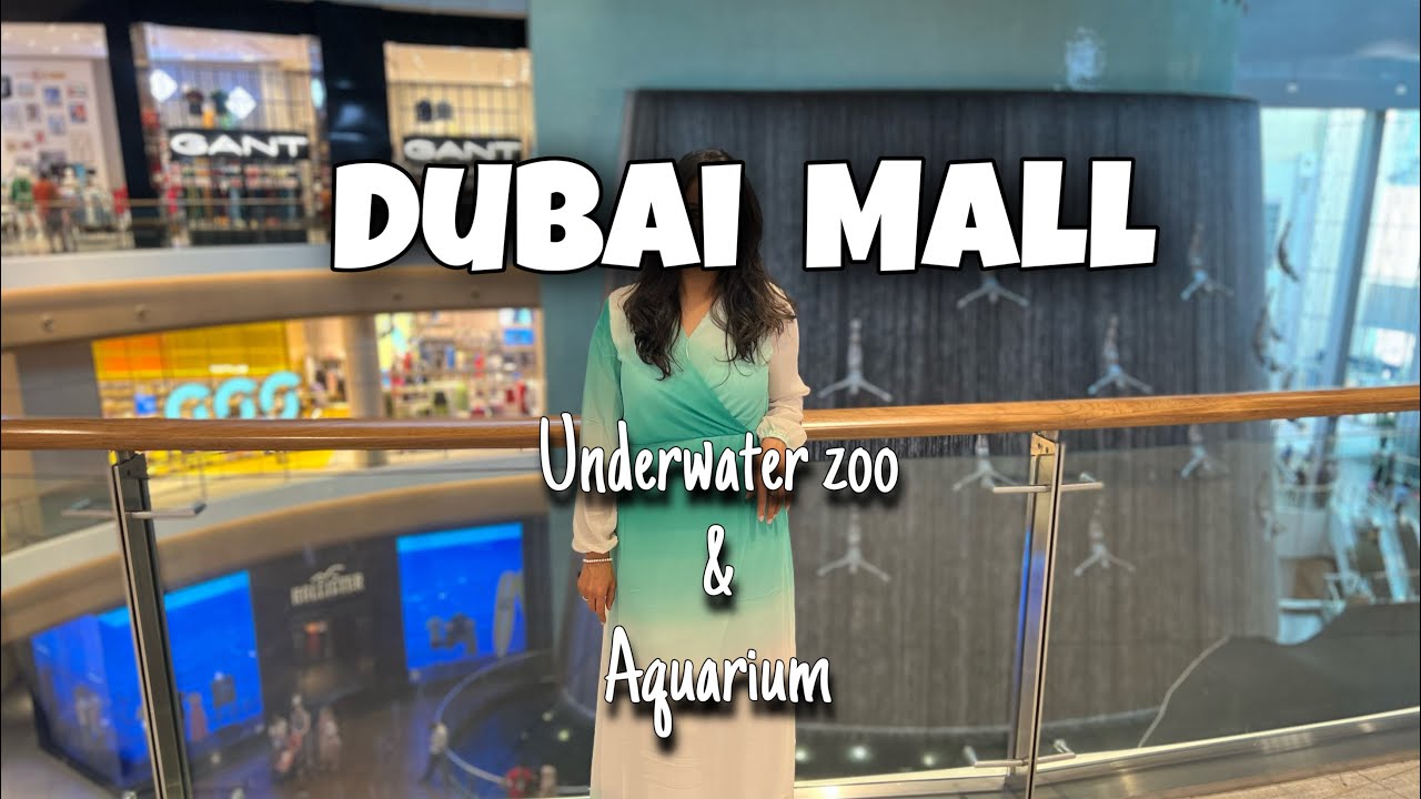 Dubai Vlog - Dubai mall, underwater zoo and aquarium (Part 1)