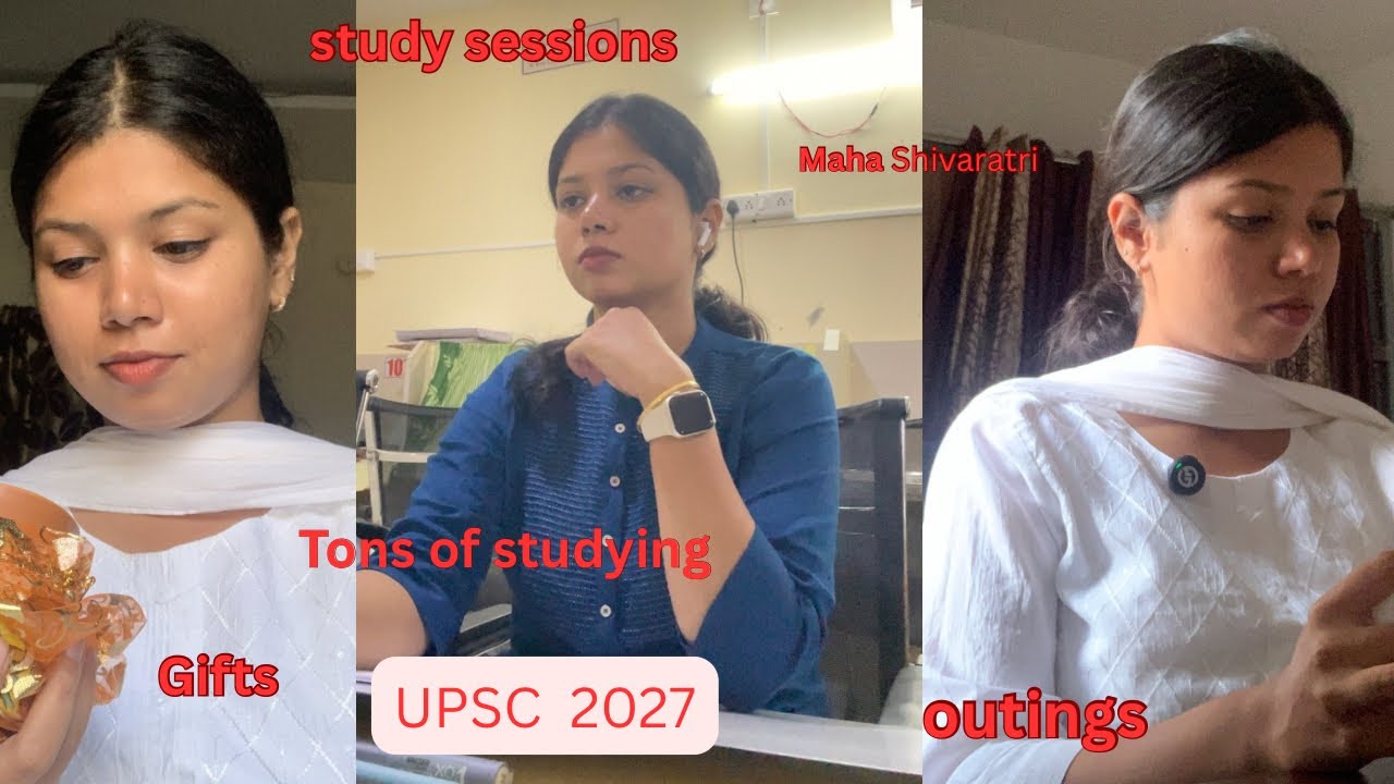 UPSC 2027 vlog-06;  coaching , classes, library , outing, shivarathri #upscvlog #vlog #merikahani