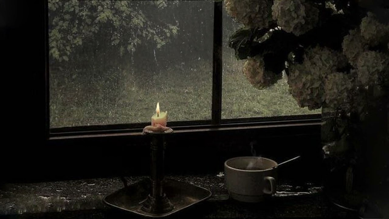 you're at your secret place | Dark Academia ASMR | Rain & Thunderstorm Sounds for Deep