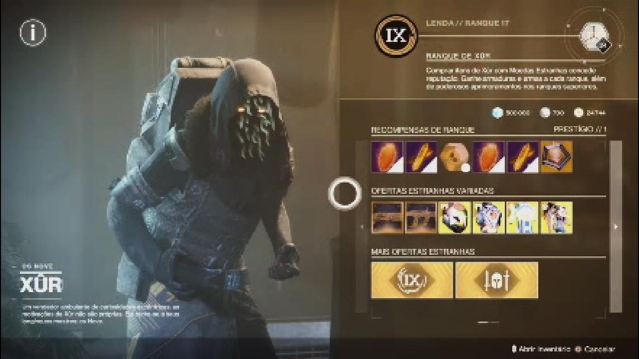 XUR CHEGOU! DE 20 A 24/06/25!