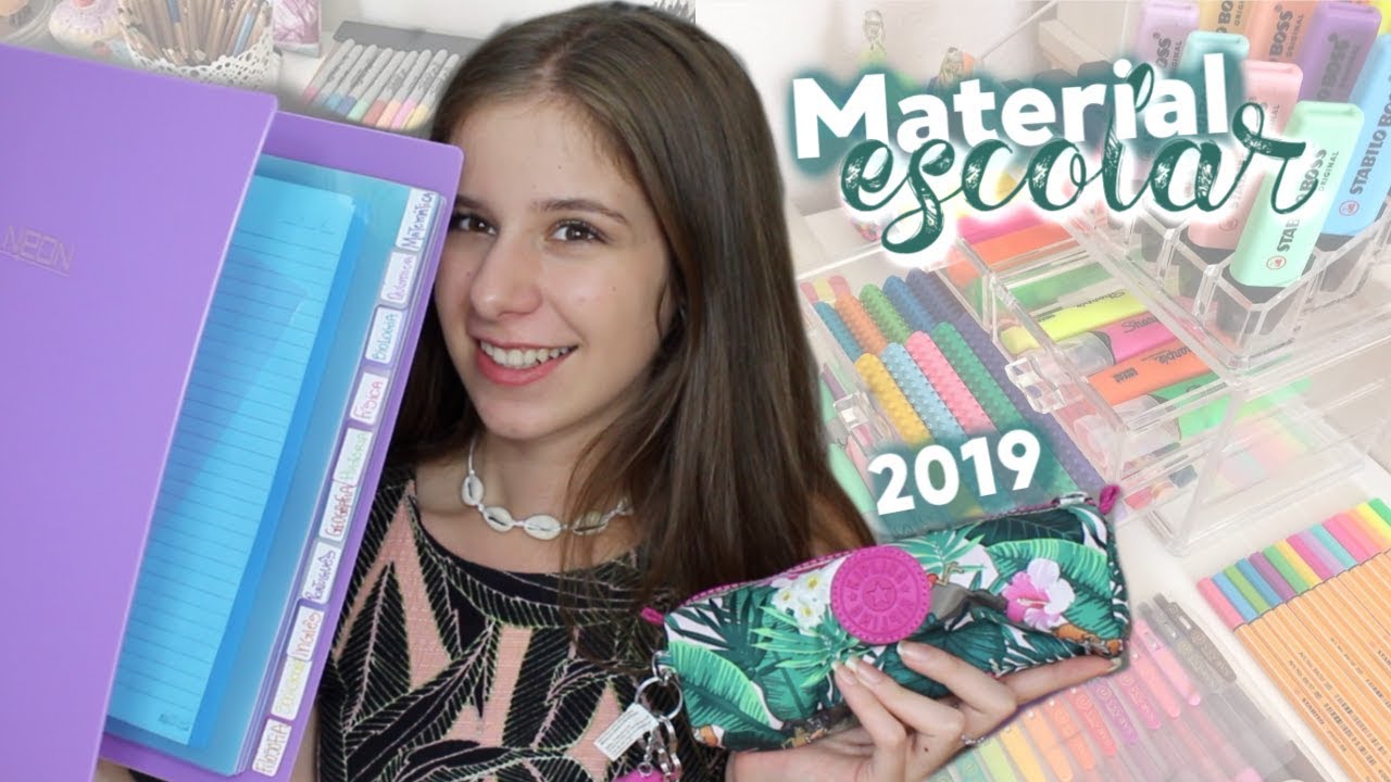 MEU MATERIAL ESCOLAR 2019 - Sempre divas