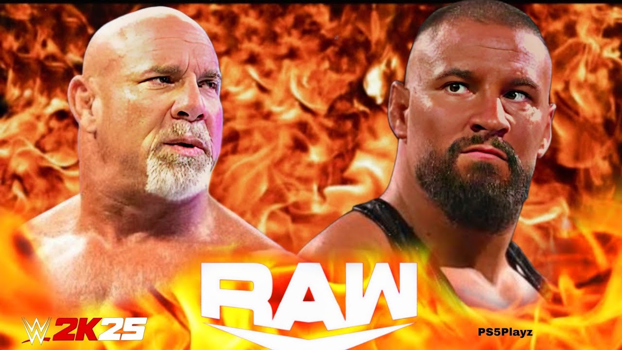 Голд Берг против Брона Брейккера, WWE Raw, 29 декабря 2025 г., WWE2k25 — геймплей на PS5 в разреш...