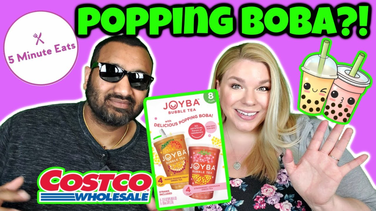 Costco Joyba Bubble Tea Green Tea Variety Pack Review