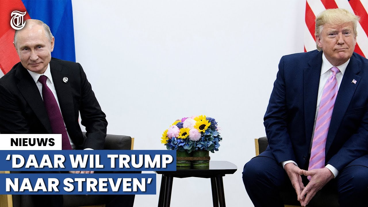 ‘Hier rekent Vladimir Poetin op bij gesprek met Donald Trump’