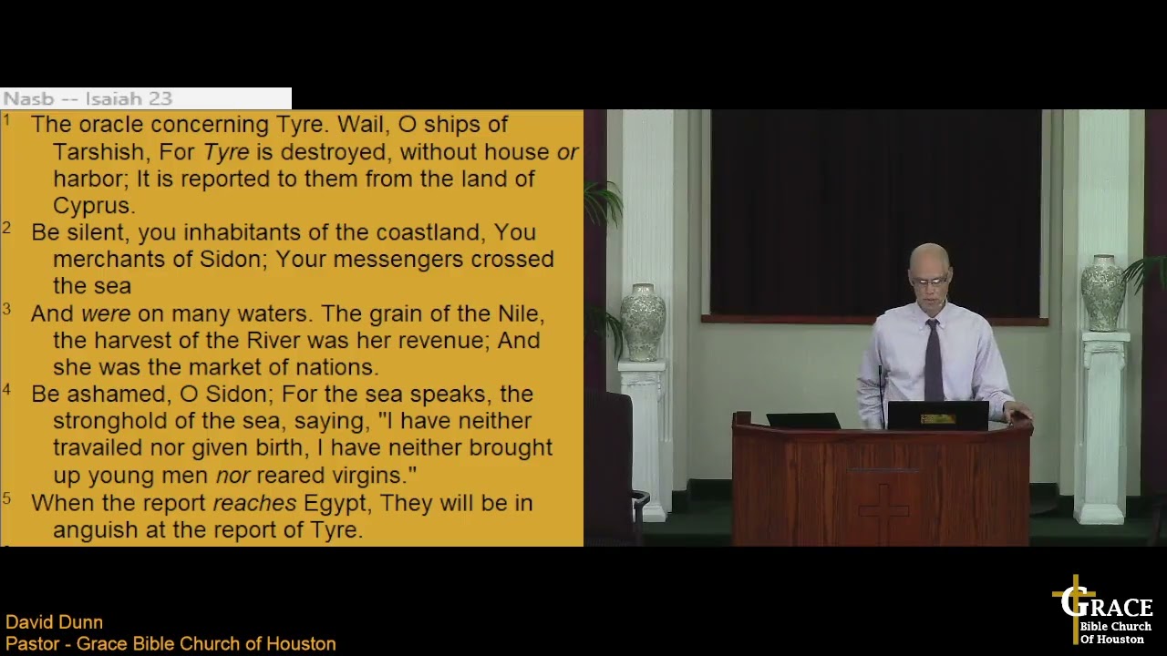 24-OTS849 - 2026-01-18 - Old Testament Survey - Prophets - Isaiah 23:1-18