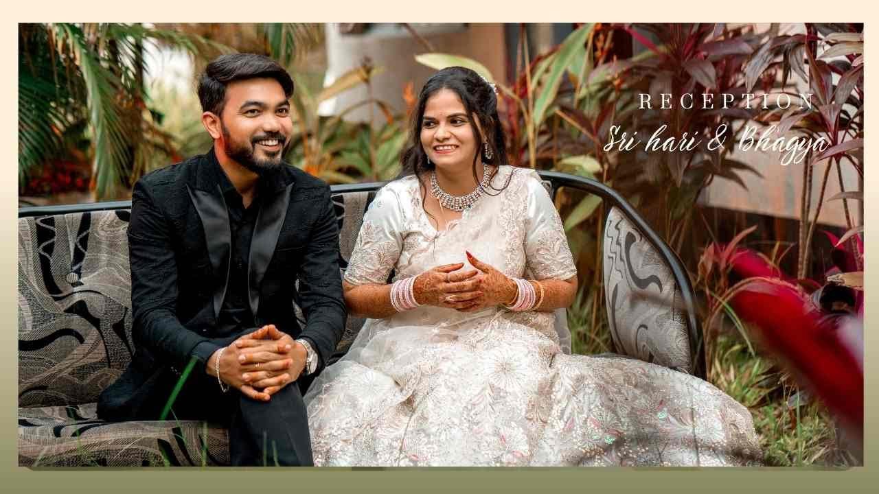 Sri Hari and Bhagya  Reception teaser 4k #sakeethramstudios