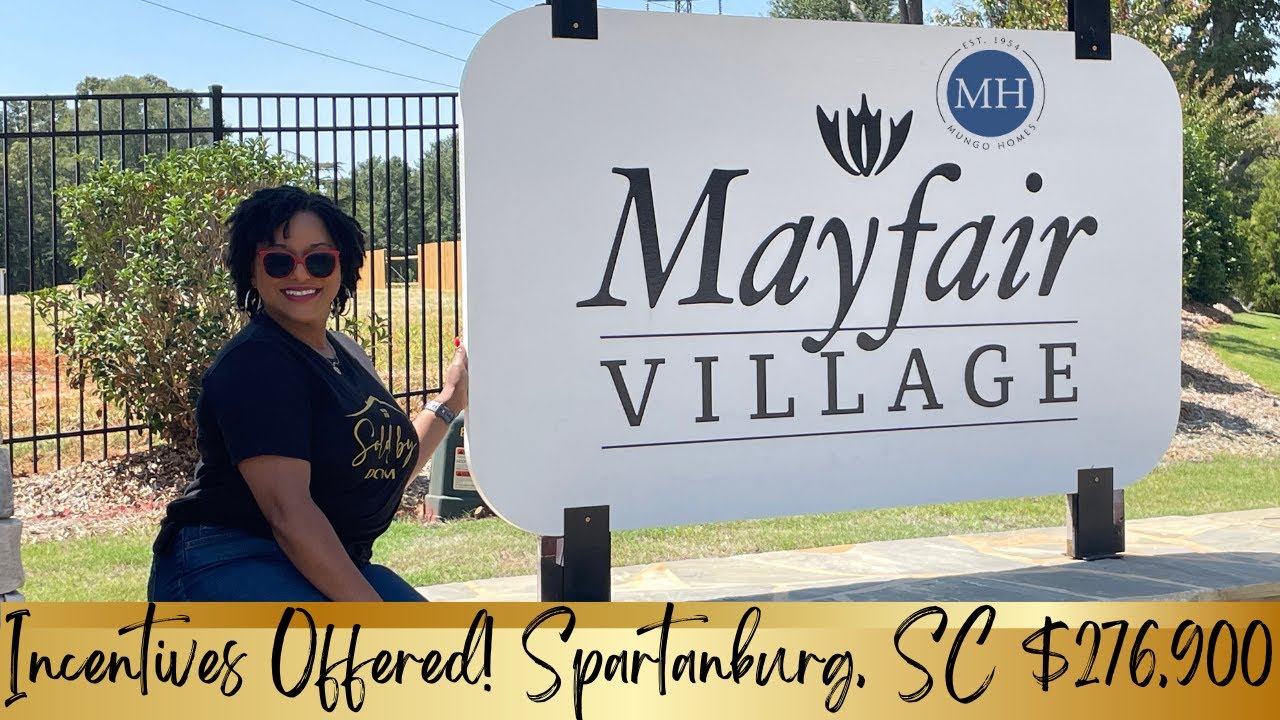 New Homes in Spartanburg, SC | Gated Mungo Homes Community | Mayfair Village