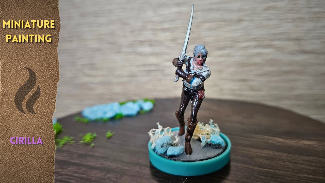 Malujemy Figurki Unmatched - Cirilla [#4] Relaxing Video
