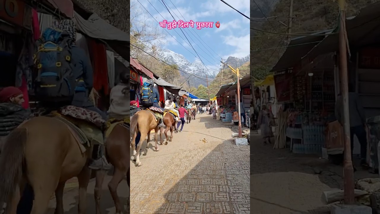 ￼ माँ तुझे दिल ने पुकारा 🫀 ￼ #youtubeshorts #vaishnodeviyatra #vaishnodevi #ropeway #maa #shorts