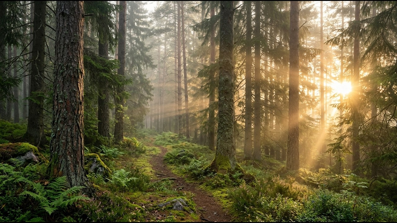 Sacred Forest Breath 432Hz | Nordic Ambient Meditation Music | Deep Healing & Relaxation