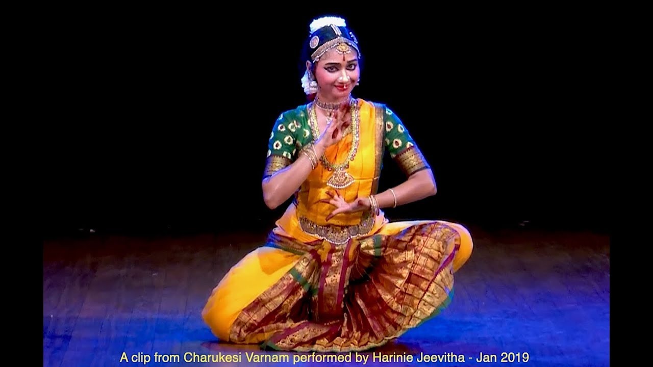 Charukesi Varnam by Harinie Jeevitha Part 2 - Sridevi Nrithyalaya - Bharathanatyam Dance
