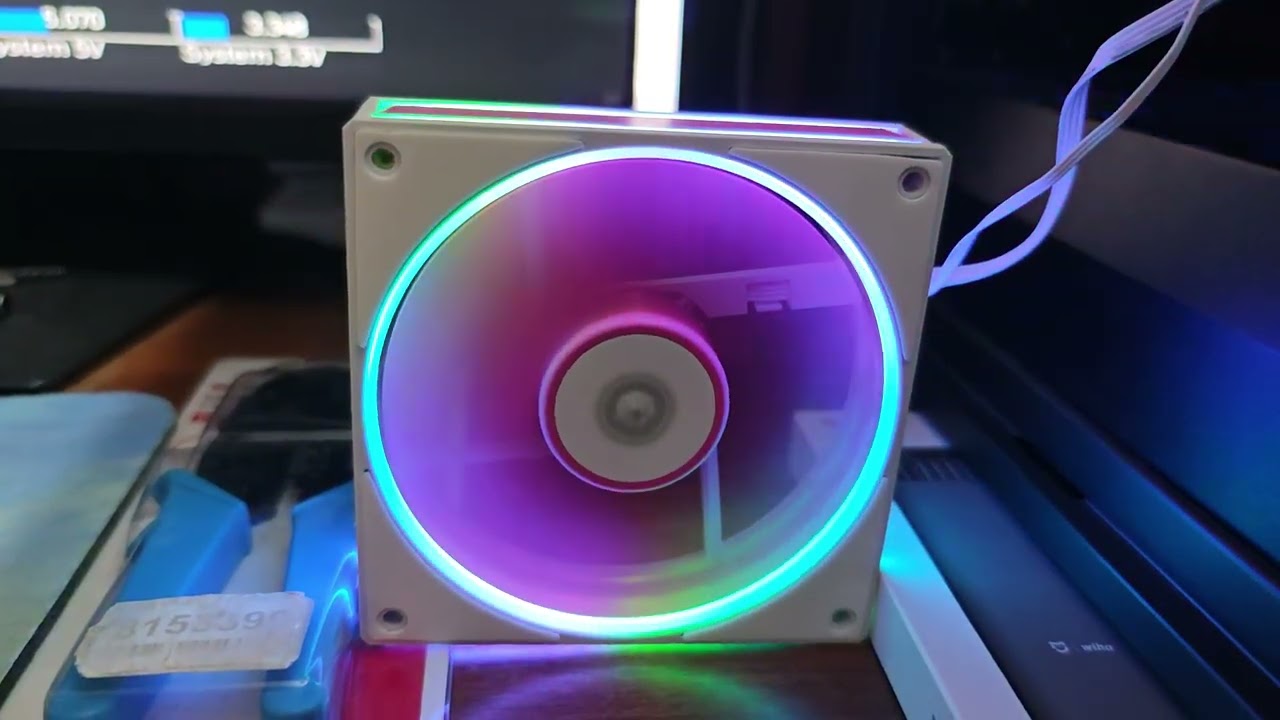 Вентилятор ID COOLING AF 127 PINK максимальные обороты 2251 rpm