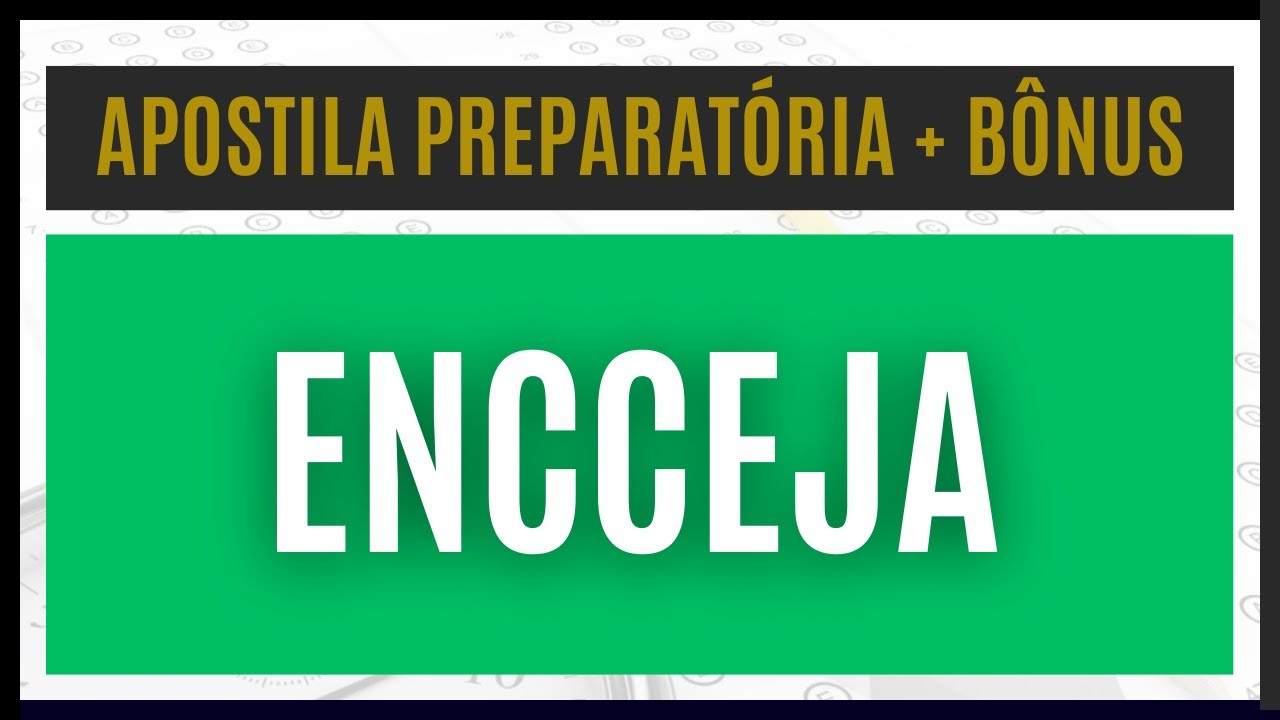 Concurso P&uacute;blico ENCCEJA 2025 - Apostila ESPEC&Igrave;FICA para Ensino Fundamental