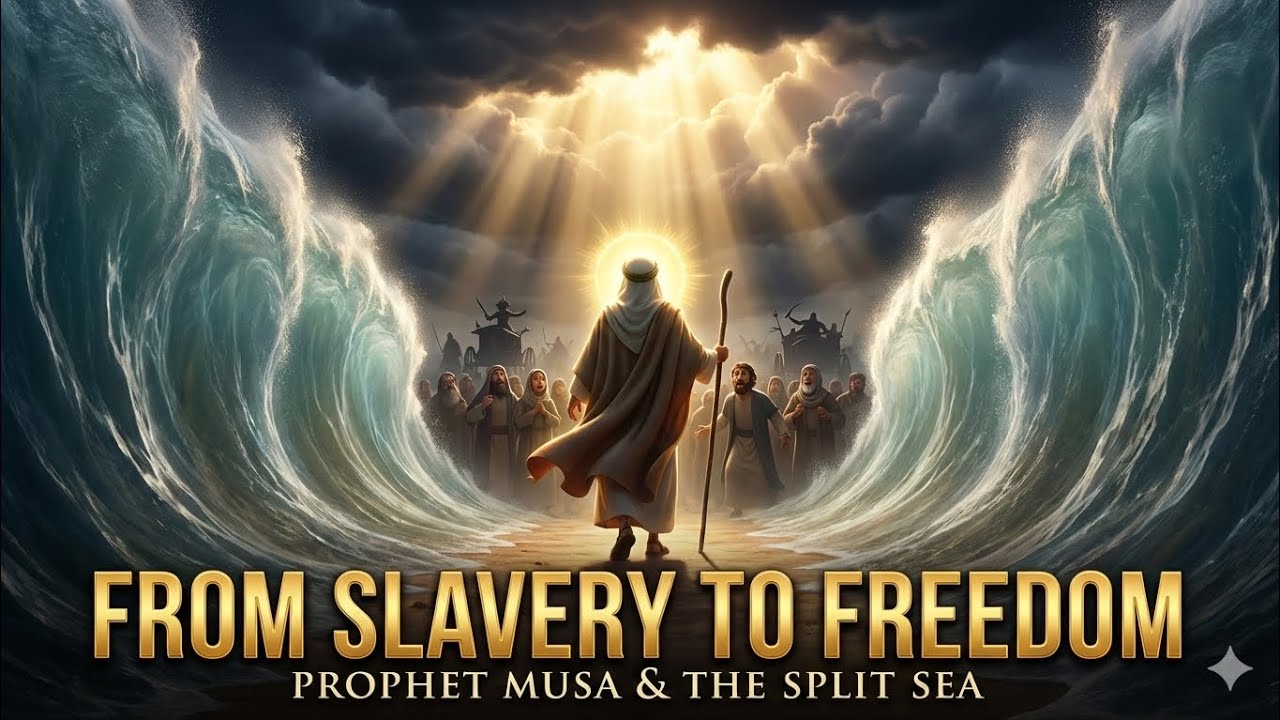 Prophet Musa (Moses) Full Story ❤️| Allah’s Greatest Miracle | Islamic Animated Movie 