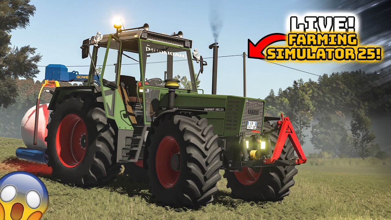 🔴LIVE! - Niby nie byłem. ale byłem🤫 Farming simulator 25🔥 #fs25 #farmingsimulator25