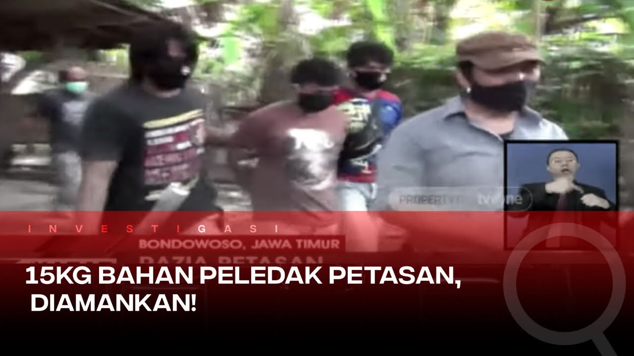 Razia Petasan di Bondowoso, Polisi Amankan 15 kg Bahan Peledak