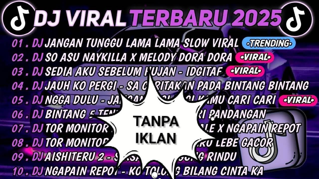 DJ TIKTOK TERBARU 2025🎵DJ JANGAN TUNGGU LAMA LAMA🎵DJ SO ASU NAYKILLA X MELODY DORA DORA ||FULL ALB