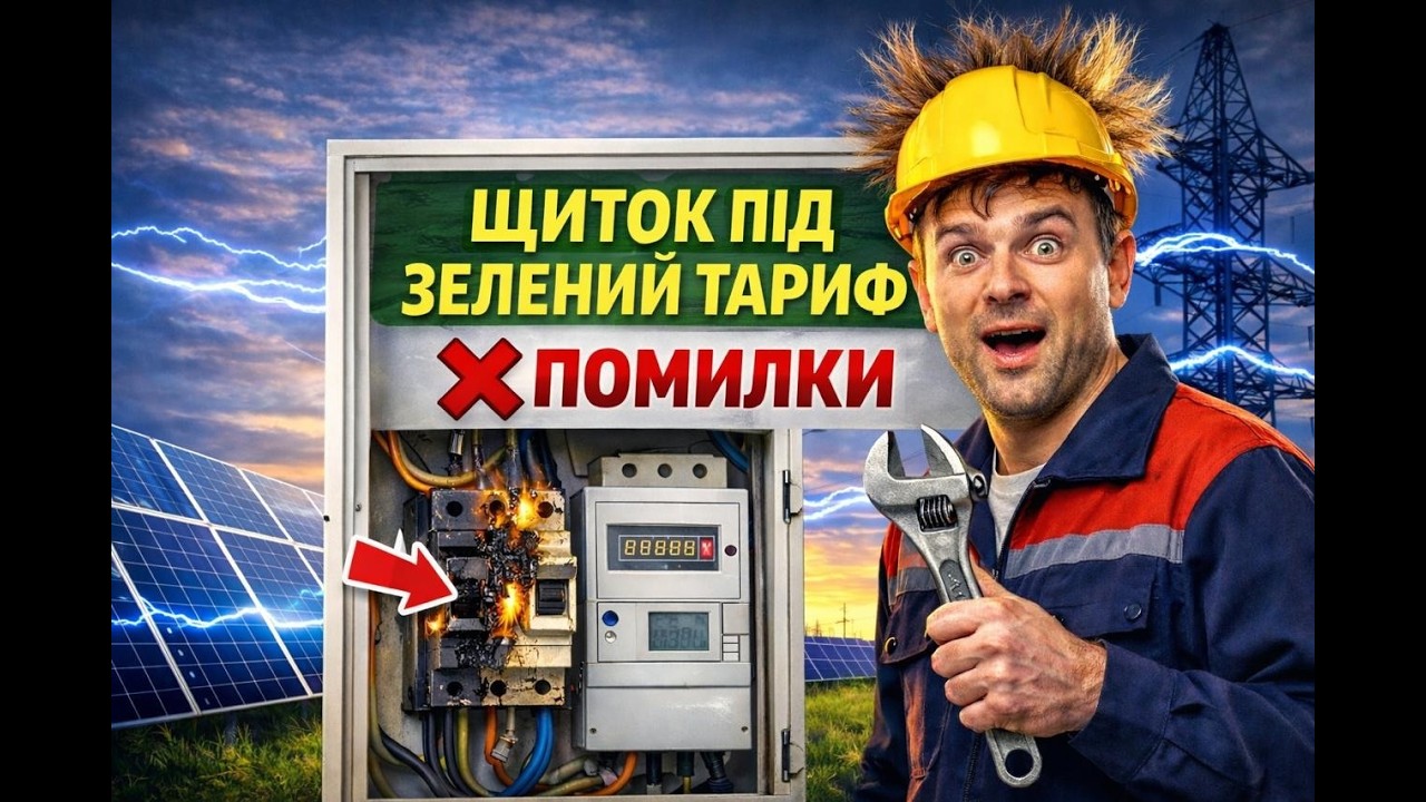 Правильний щиток під зелений тариф: СІП, обтиск, реле напруги, прийомка ОСР