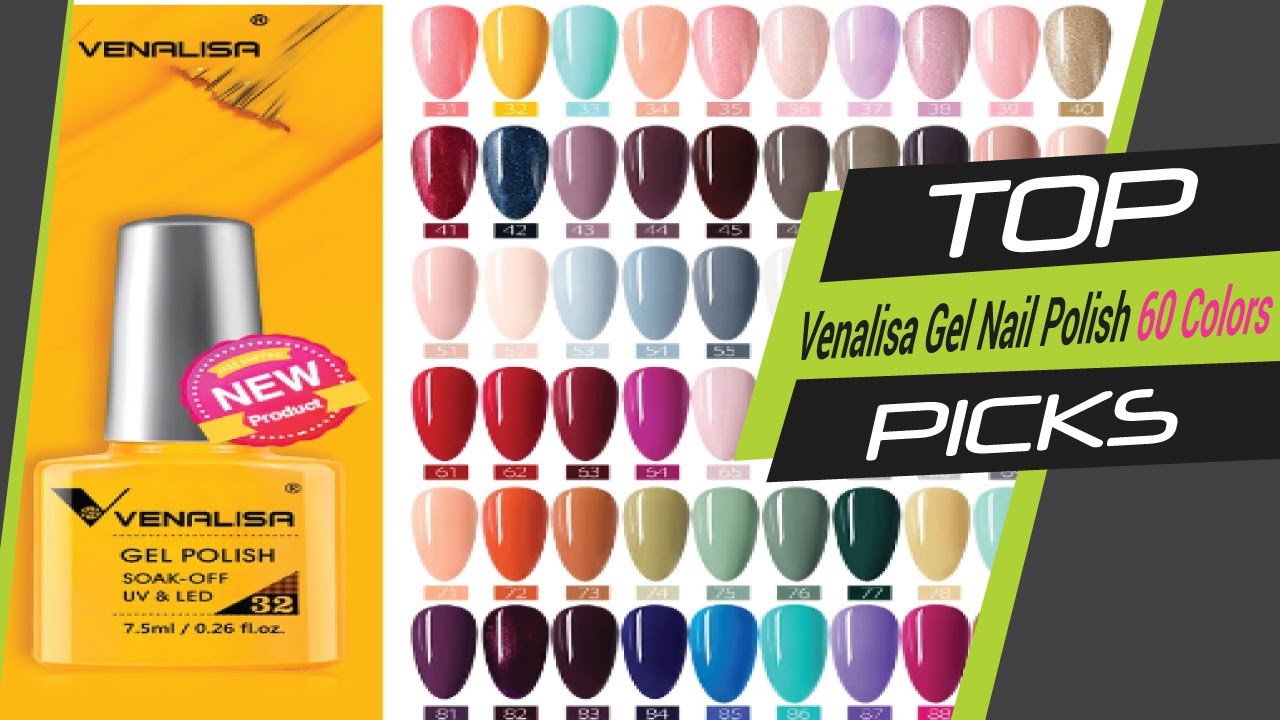 Best Venalisa Gel Nail Polish 60 Colors