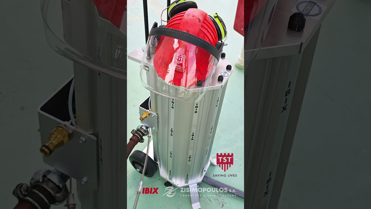 IBIX Sandblasting 25lt in the ship - MARINE  |  IBIX Αμμοβολή 25 λίτρων σε πλοίο - Ναυτηλία