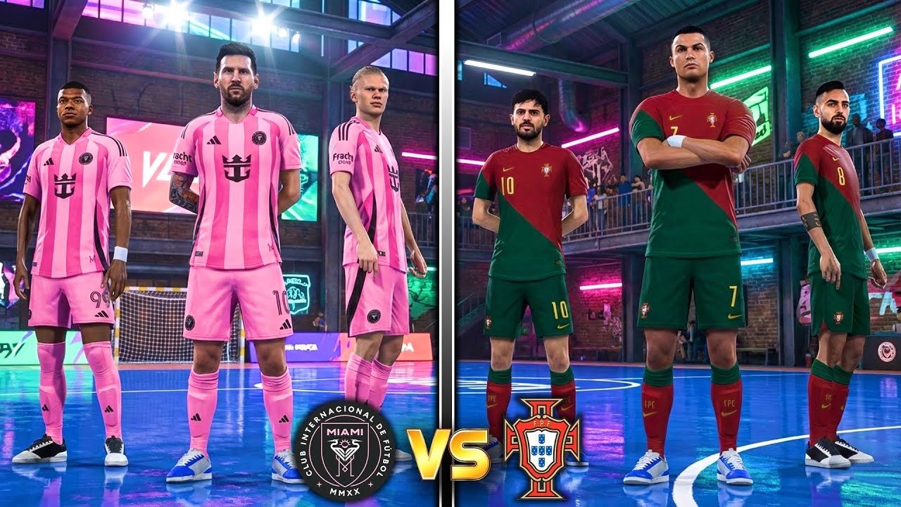 FIFA VOLTA 26 - RONALDO, MESSI, MBAPPE, FERNANDES, HAALAND ALL STARS | PORTUGAL VS INTER MIAMI