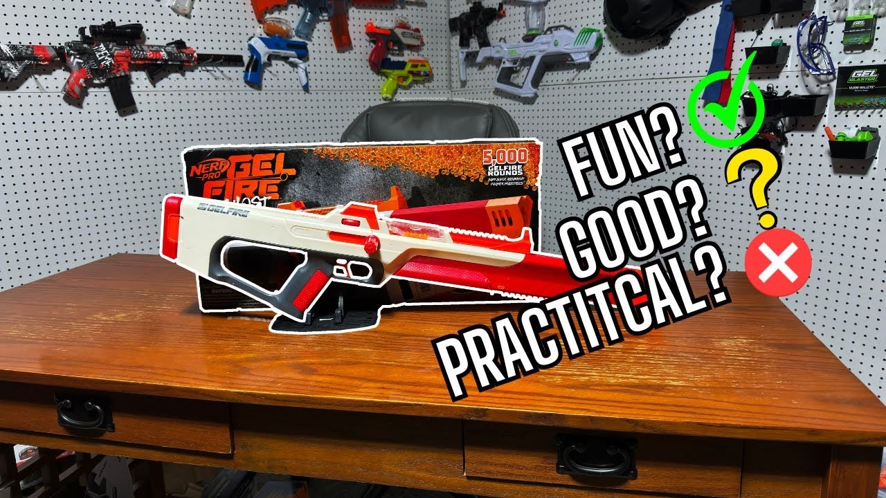 Nerf Pro Gel Fire Ghost Is... Surprising? | Oakley Entertainment