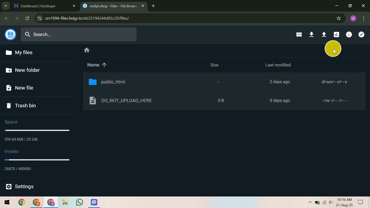 How To Fix File Upload Errors in Hostinger