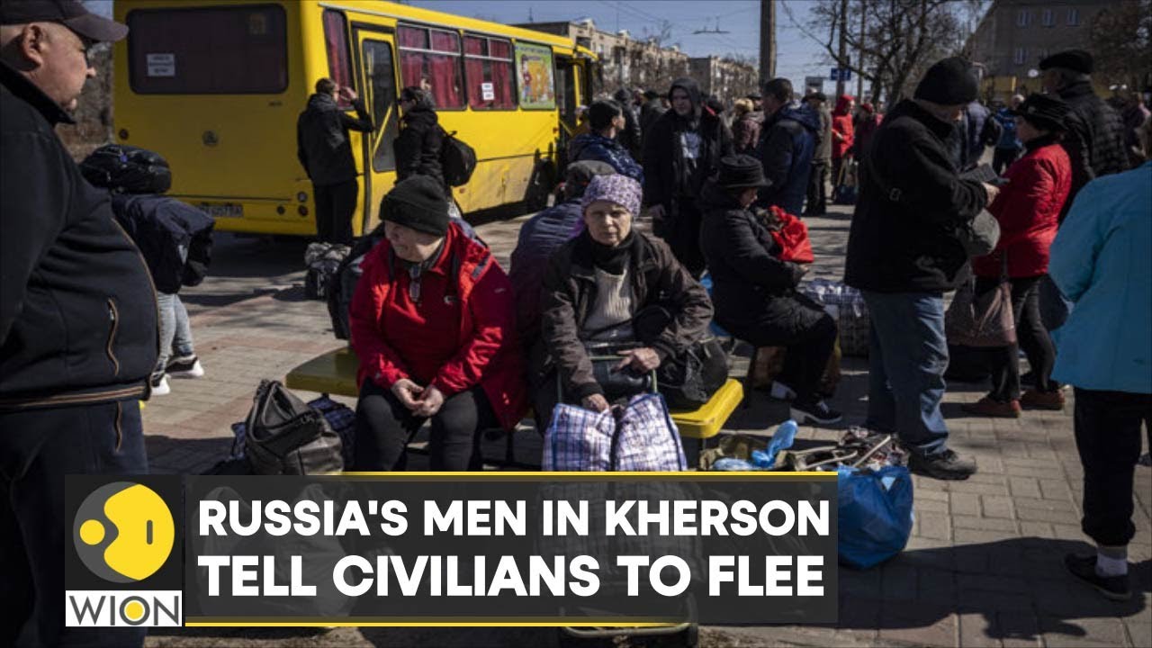 Russia to evacuate 10,000 a day from Ukraine's Kherson region | World News | WION
