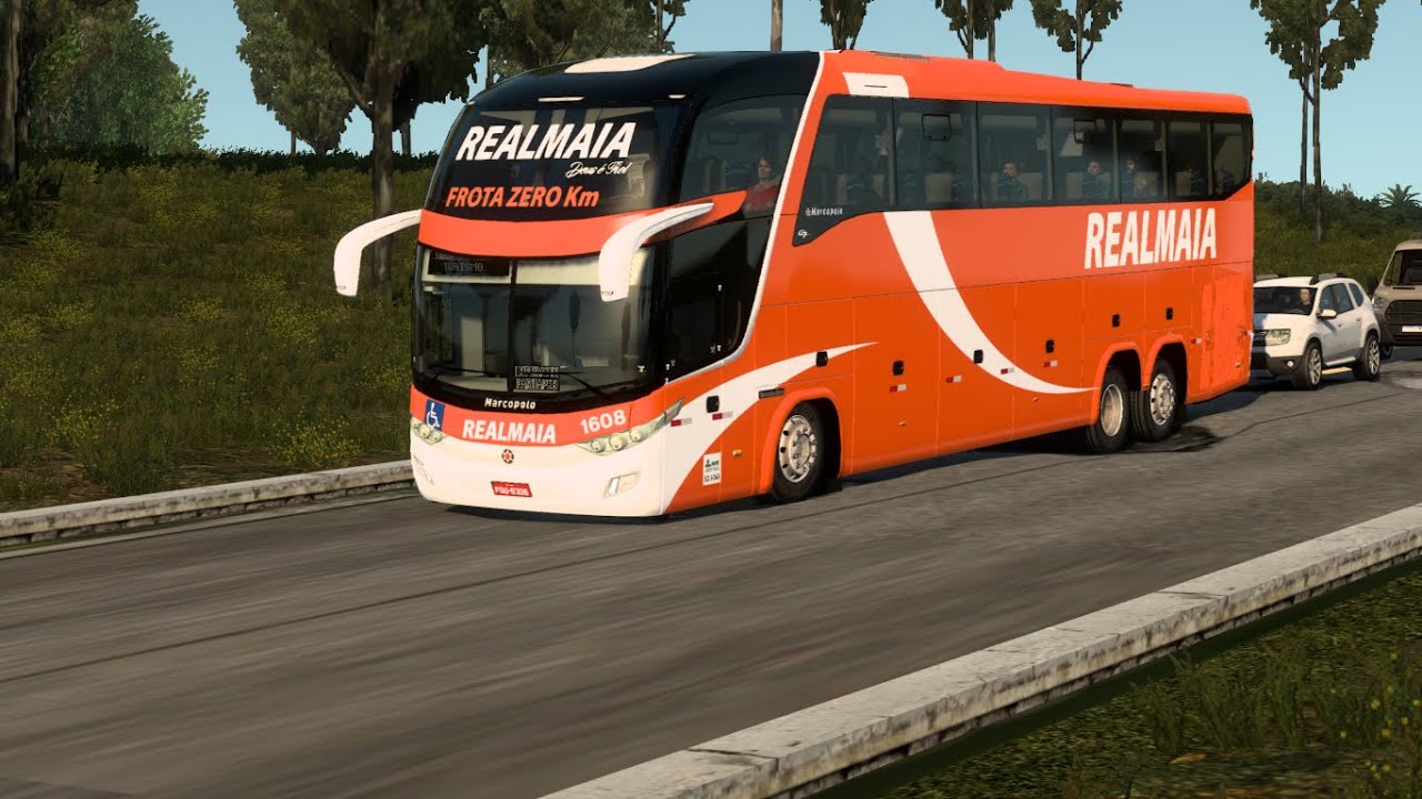 ✅EURO TRUCK SIMULATOR MOD BUS MARCOPOLO PARADISO G7 1600LD😉(REAL MAIA)➡️IMPERATRIZ➡️PARUAPEBAS PT 1