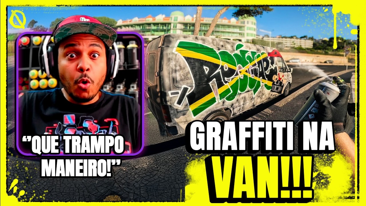 O Resk 12 transformou uma van em obra de arte!
