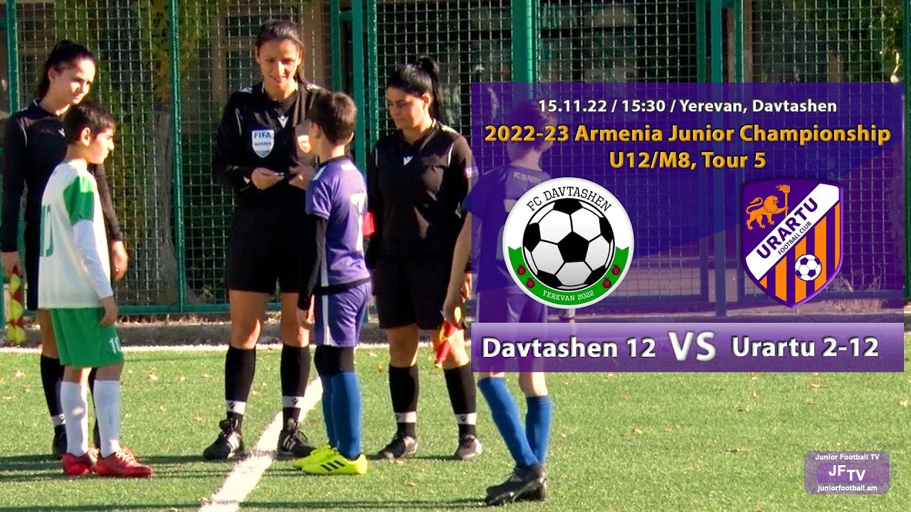 Davtashen 12 (3-2) Urartu 2-12 (15.11.22) 2022-23 AJC U12/M8, Tour 5