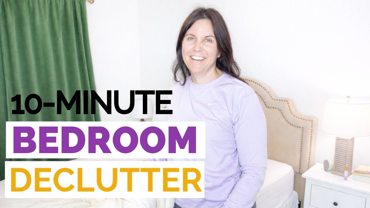 How to Declutter the Bedroom (10 Minute Bedroom Declutter Challenge)