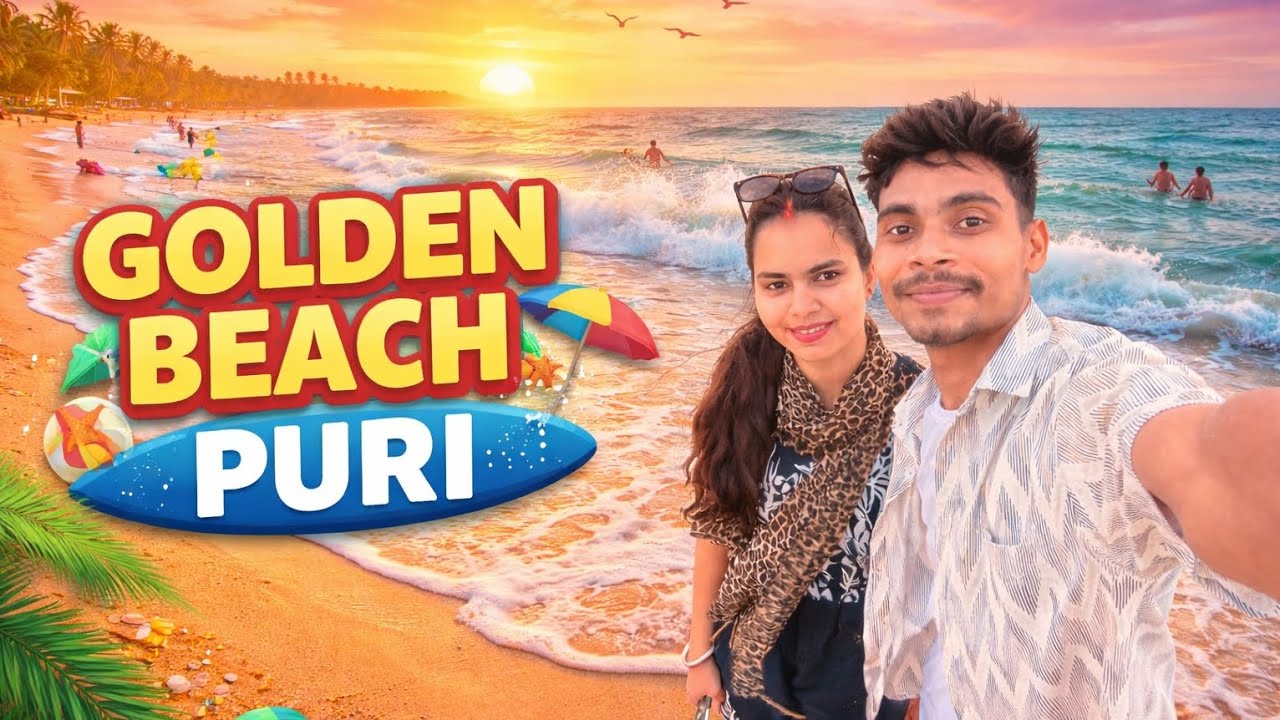 Golden beach puri !! गोल्डन बीच पुरी ओडीशा 💦🌊 ..