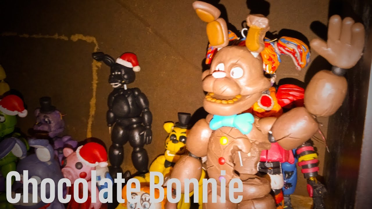 Chocolate Bonnie🎄🍫(FNAF AR)Plastilina Tutorial(Especial de navidad#1)