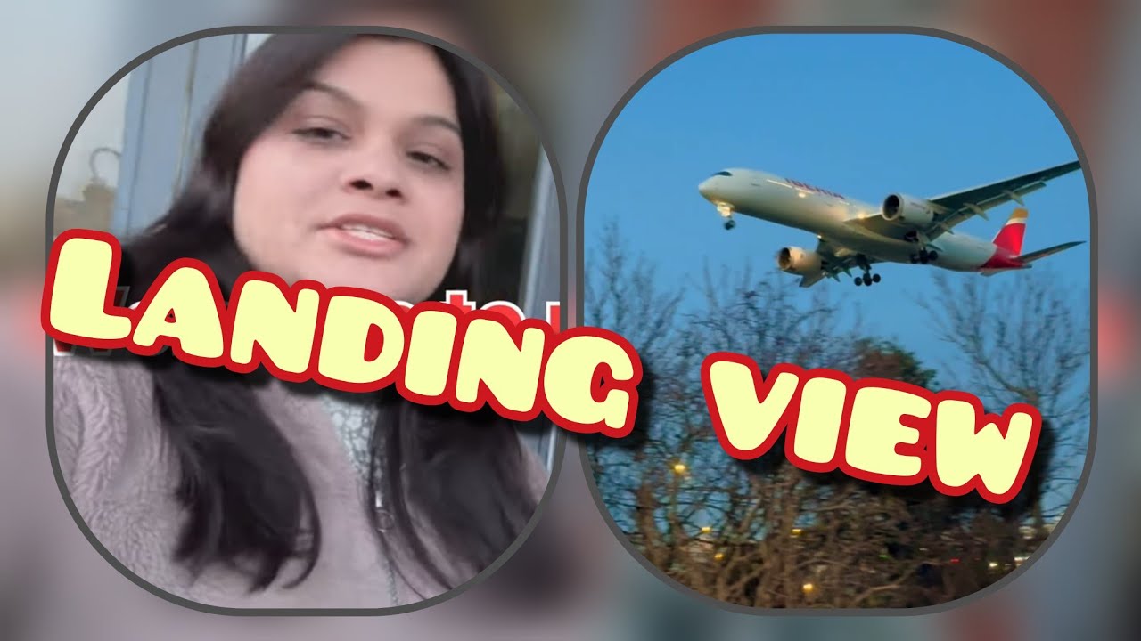 ✈️ plane landing video 
