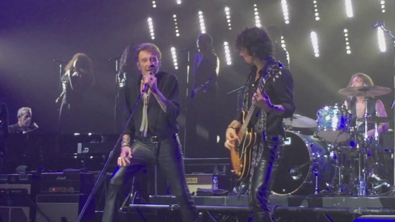 JOHNNY HALLYDAY VIDEO-Le bon temps du rock'n'roll - Tours 3 Juillet 2016