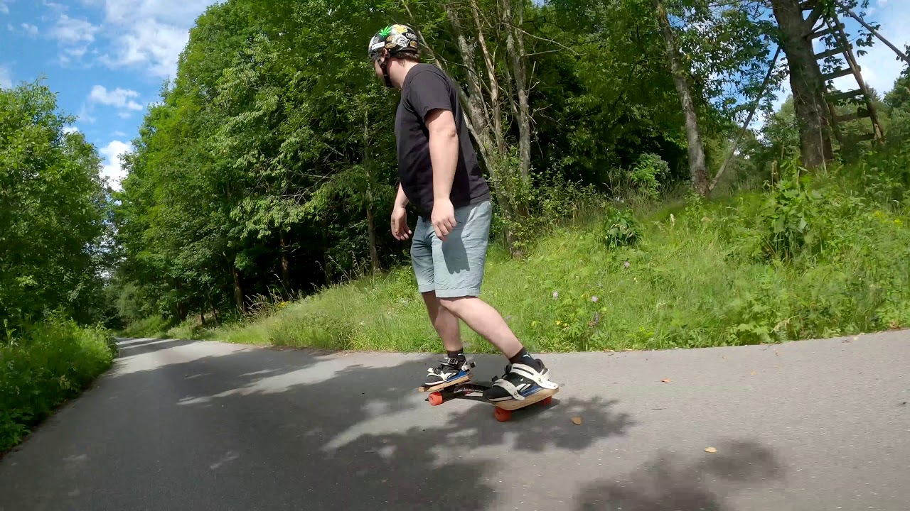Skateboard and Snakeboard Downhill