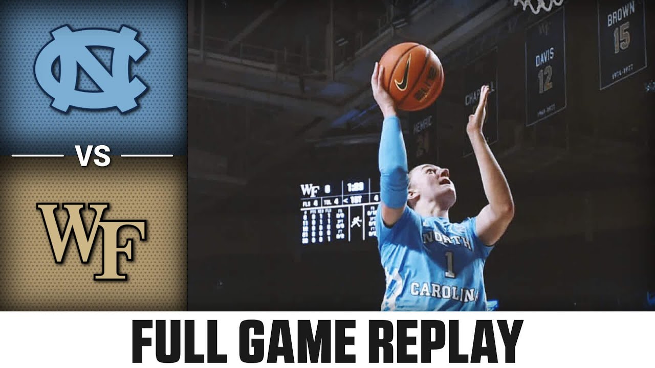 North Carolina vs. Wake Forest Full Game Replay | 2023-24 ACC Women's Basketball