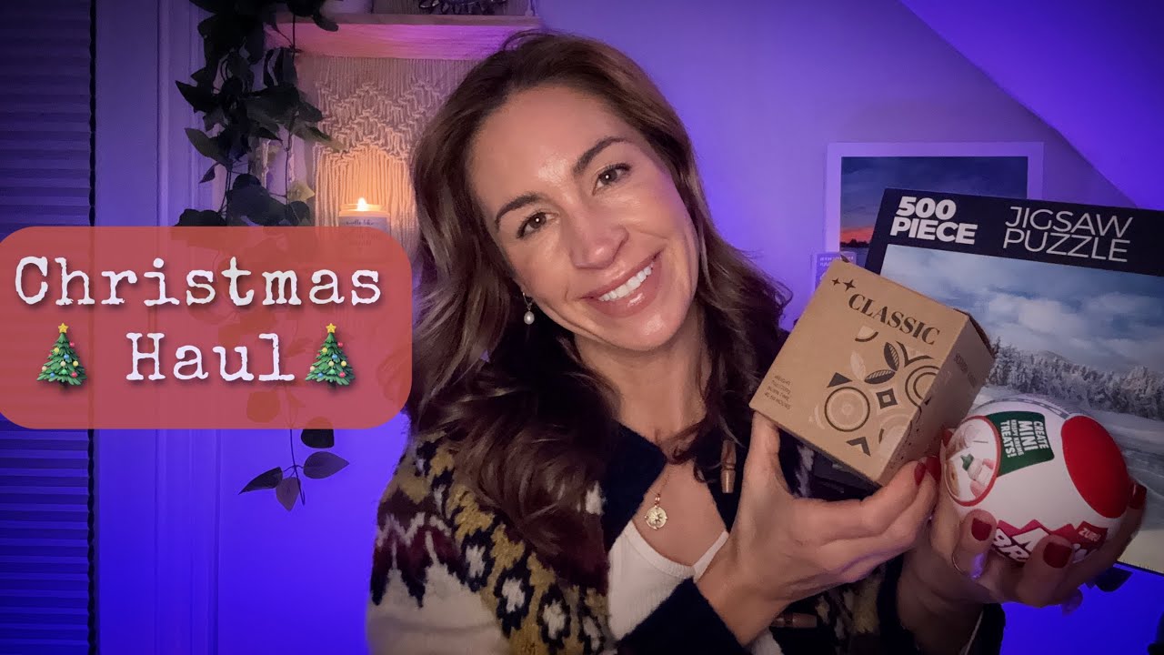 ASMR | Cozy Christmas Gift Haul 🎁 | Thankful Whispers & Gentle Vibes ✨