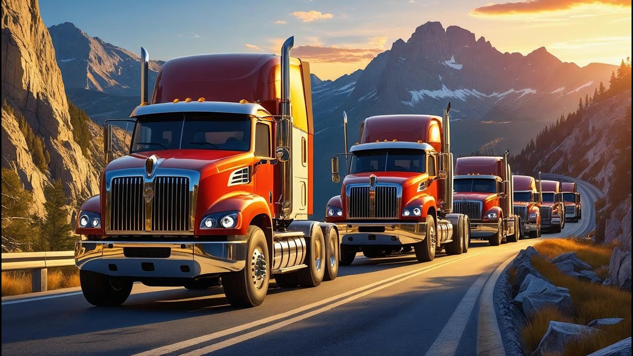 Convoy of Steel Erik at the Wheel (Version 1) - Epic Highway Driving Rock Music