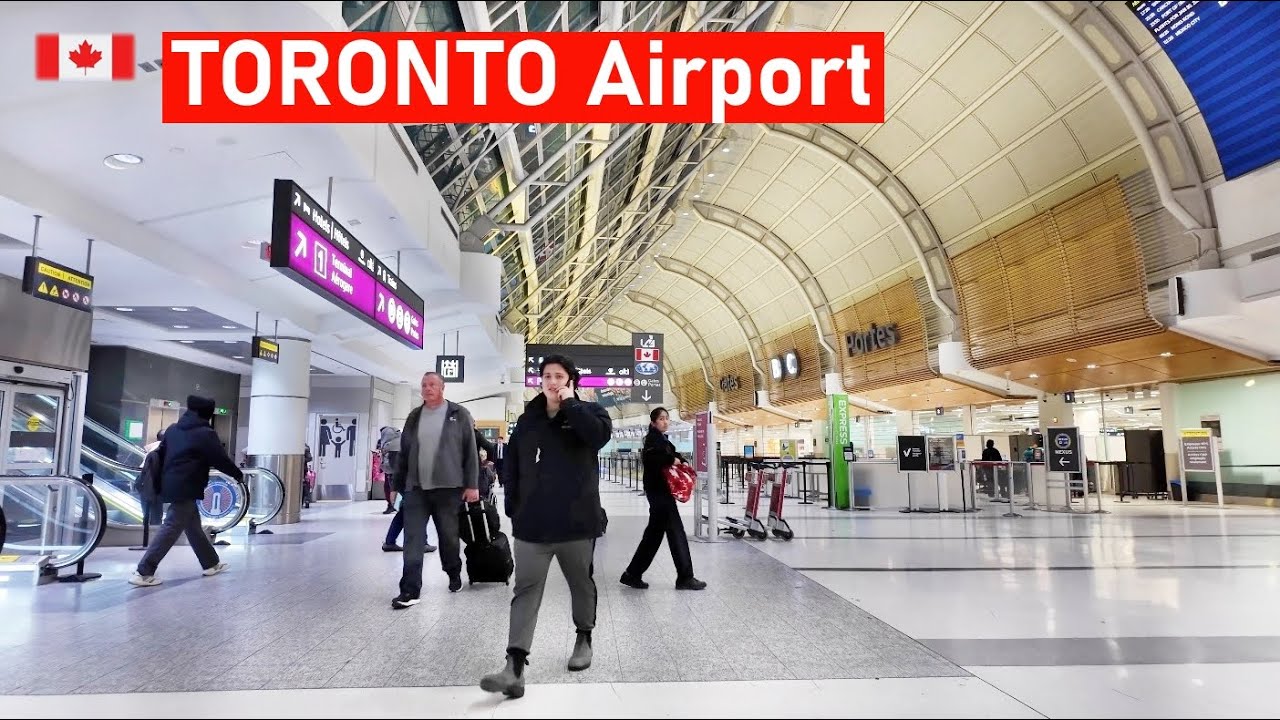 TORONTO Airport Arrival 🇨🇦 CANADA Travel
